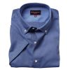 Chemise Homme manches courtes bleu royal