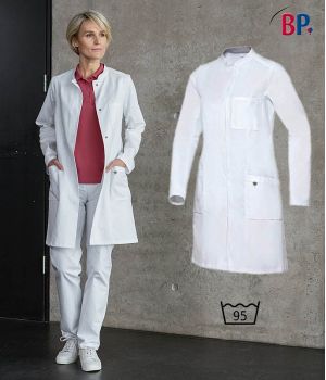 Blouse de Médecin Femme, Blanche, Liberté de Mouvement, 100% Coton