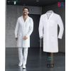 Blouse de Médecin Homme, Col V, Empiècements Extensibles, Coton