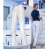Pantalon blanc Jeans femme 5 poches près du corps Stretch