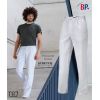 Pantalon Blanc Homme, Stretch, Coupe Confortable, Peut Bouillir à 95 °C