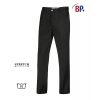 Pantalon Noir Homme, Taille 50, Très Élastique Grâce au Stretch, Peut Bouillir
