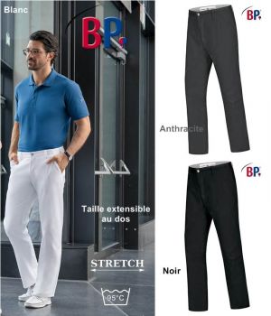 Pantalon Chino Homme, Coupe Seyante Près du Corps, Stretch