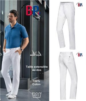 Pantalon Chino Homme, Coupe Seyante Près du Corps, 100% Coton