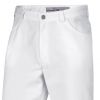 Pantalon médical blanc mixte coupe jean
