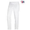 Pantalon médical mixte blanc coton