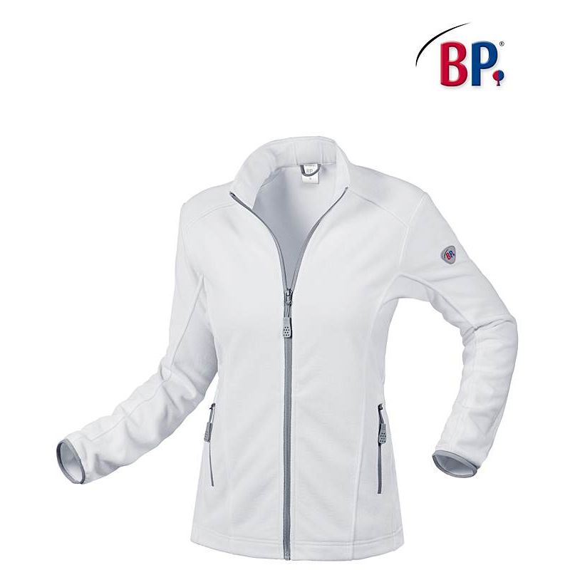 gilet polaire femme blanc