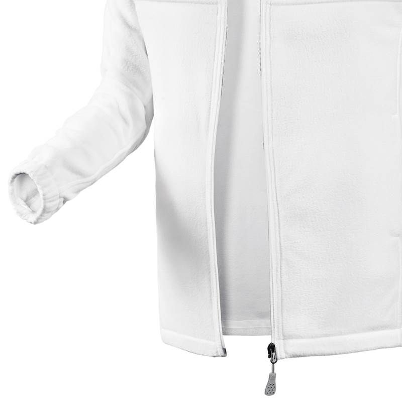 veste polaire blanche