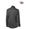 Veste Softshell Femme de Dos, Anthracite