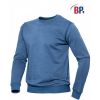 Sweatshirt mixte bleu azur