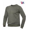 Sweatshirt col rond olive