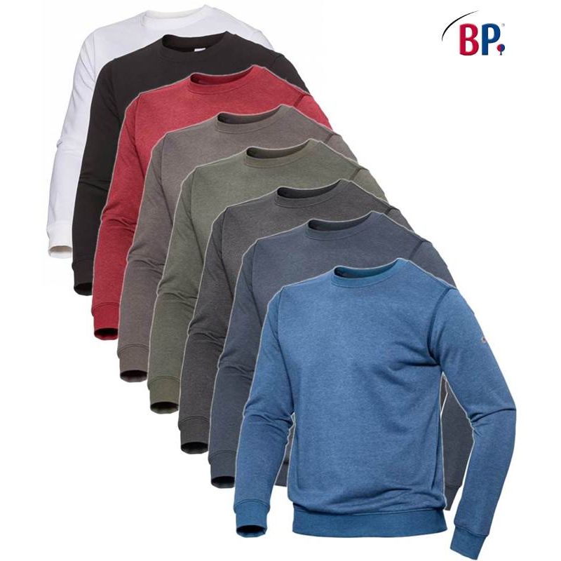 Sweatshirt Homme et Femme, Coupe Seyante, Poignets et Base Bords Côtes