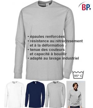 T-shirt homme ou femme, manches longues,peut bouillir, Col rond