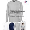 T-shirt homme ou femme, manches longues,peut bouillir, Col rond