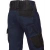 Pantalon de Travail Homme bleu nuit éléments réfléchissants sur la jambe