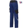 Pantalon de travail coupe femme bleu roi et noir