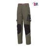 Pantalon de travail pour femme Olive et noir