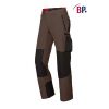 Pantalon de travail marron et noir pour homme