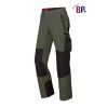 Pantalon de travail olive et noir pour homme