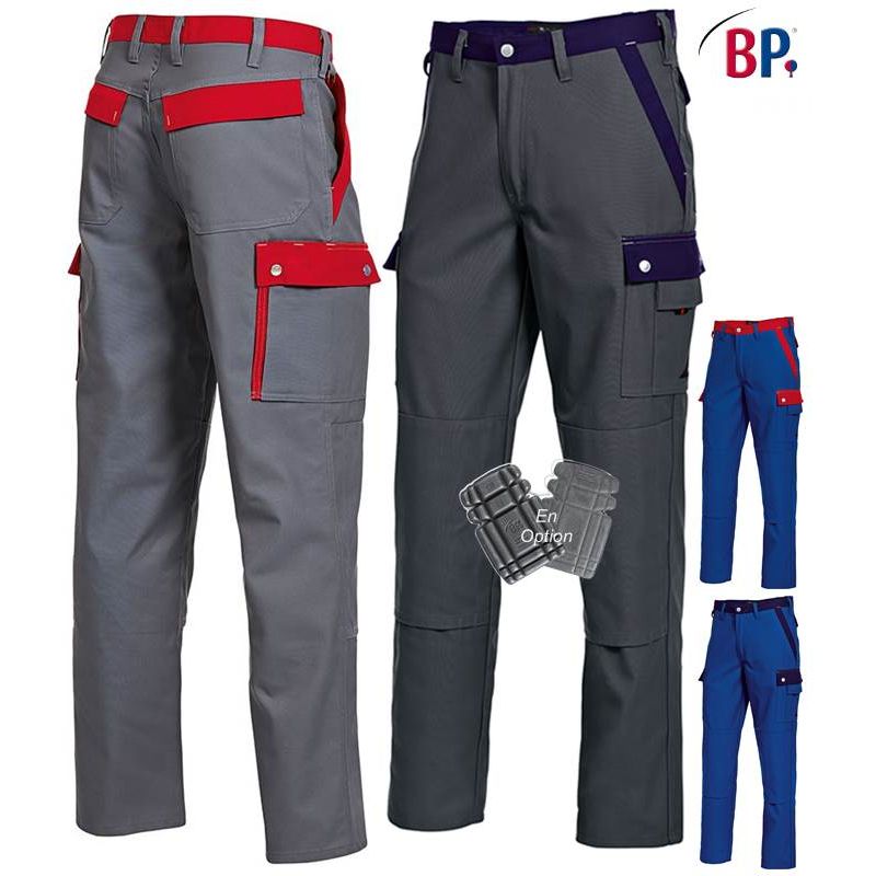 Pantalon de Travail Bicolore, Excellente Tenue et Entretien Facile