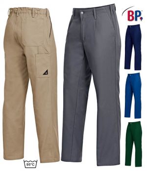 Pantalon de Travail, Élastiqué au dos, Entretien Facile, Polyester Coton