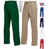 Pantalon de Travail homme, Grand Teint, 100% Coton, Elastique au Dos