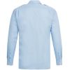 Chemise Pilote bleu coton et stretch