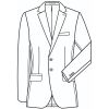 Croquis veste costume homme, Coupe Slim