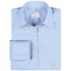 Chemisier manche longue Stretch Bleu clair