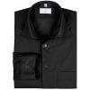 Chemise manche longue Elégante Stretch Noir