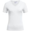 Tee-Shirt Femme blanc col en V