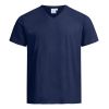T-Shirt Homme marine col V 