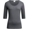 T-shirt Femme, Manches Courtes, Confort Coton de Qualité et Stretch