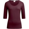 T-shirt Femme, Col Rond, Bordeaux