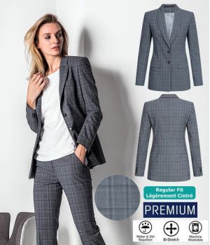 blazer gris femme