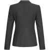 Blazer femme Premium, Anthracite, dos