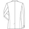 Croquis Veste Homme Chic, dos