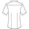 Chemisier Manches Courtes Blanc, Coupe Regular Fit, Coton et Stretch