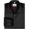 Chemise Manches Longues, Coton et Stretch, Noir