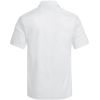 Chemise Manches Courtes Blanc, Coupe Regular Fit, Dos