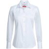 Chemisier Manches Longues Blanc, Coupe Comfort Fit, Coton et Stretch