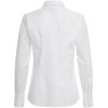 Chemisier Manches Longues Blanc, Coupe Comfort Fit, Coton et Stretch