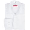 Chemise Manches Longues Blanc, Coupe Comfort Fit, Coton et Stretch