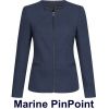 Veste Blazer Femme, Fermeture à Glissière, Marine PinPoint