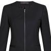 Veste Femme, Regular Fit, Noire, détail