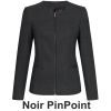 Veste Blazer Femme, Confort et Design, Noir PinPoint