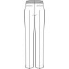 Croquis du dos Pantalon Femme JoggPants