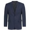 Veston Homme, Regular Fit, Bleu foncé