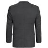 Veston Homme, Regular Fit, Noir PinPoint