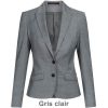 Veste Blazer Femme, SlimFit, Gris clair